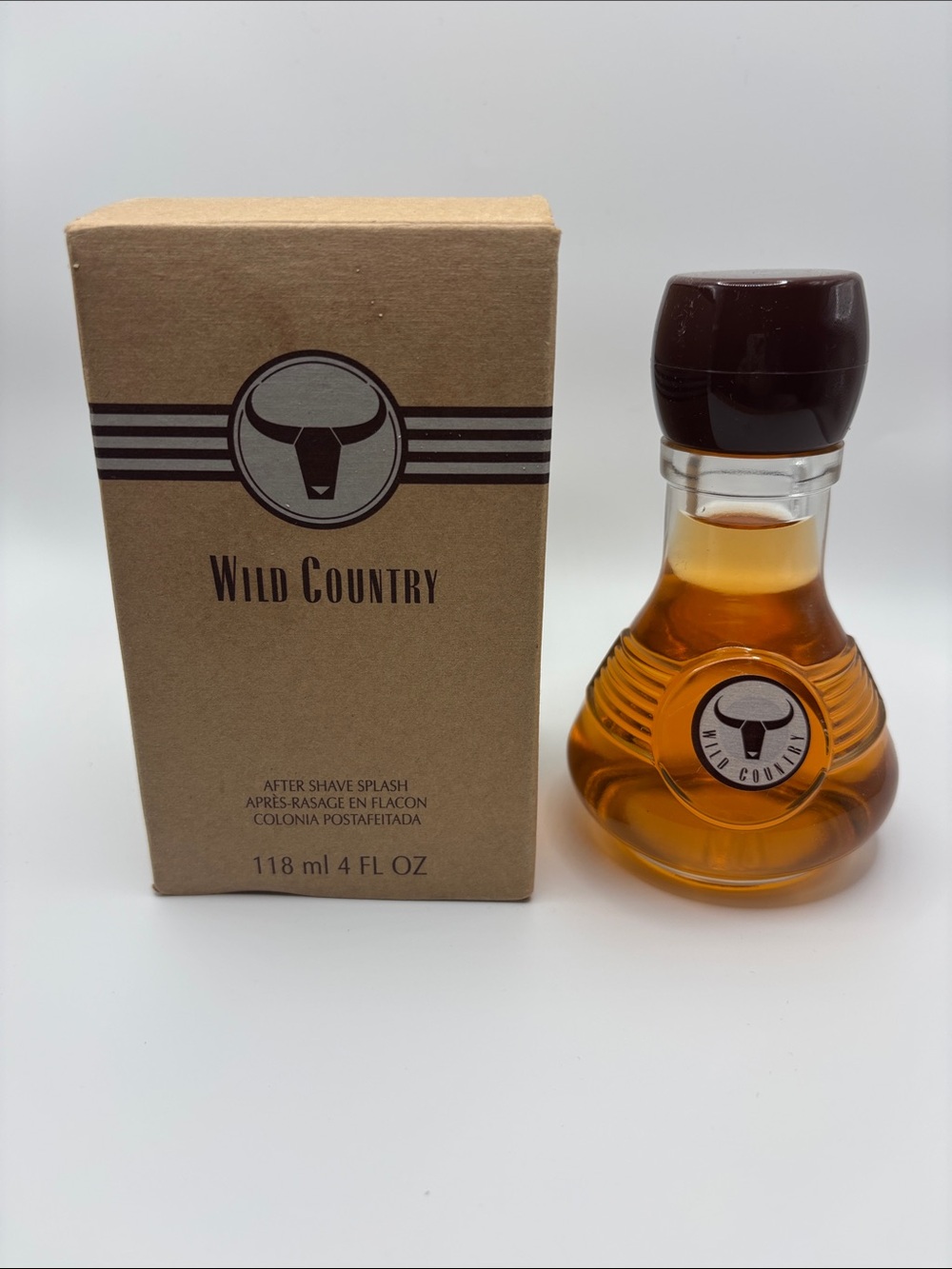 Wild Country  After Shave Splash - Brown 4oz  New